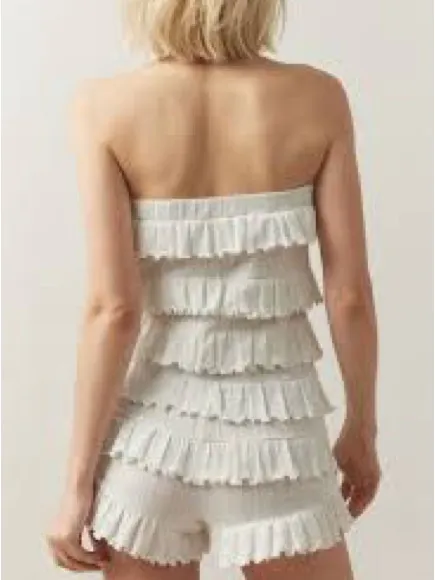 Urban Outfitters Sweet Dreams Ruffle Romper - Image 2