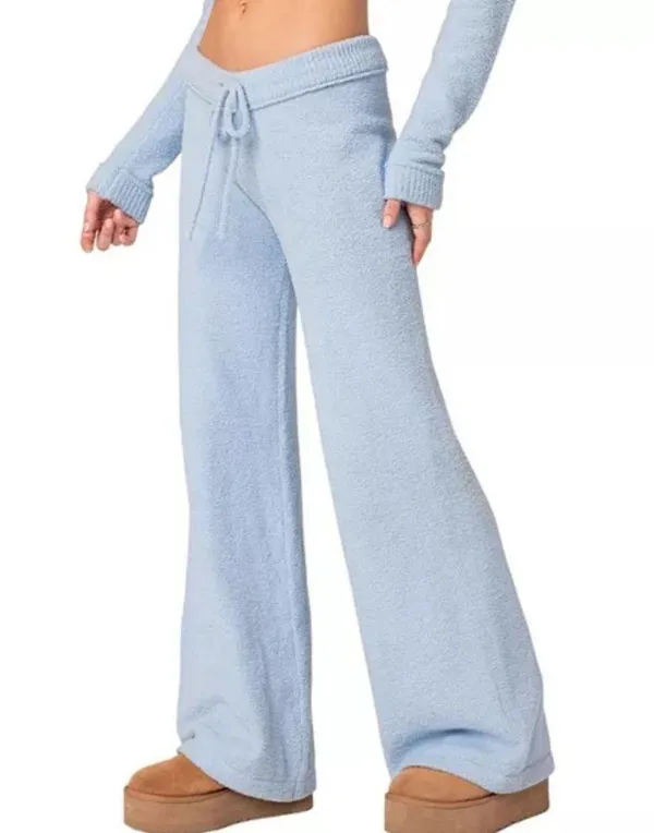 Edikted NWT Plush Super Soft Knit Pants - Image 3