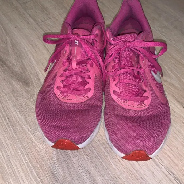 Nike Downshifter 10 Womens Athletic Running Sneaker Shoes Pink/White - Image 5