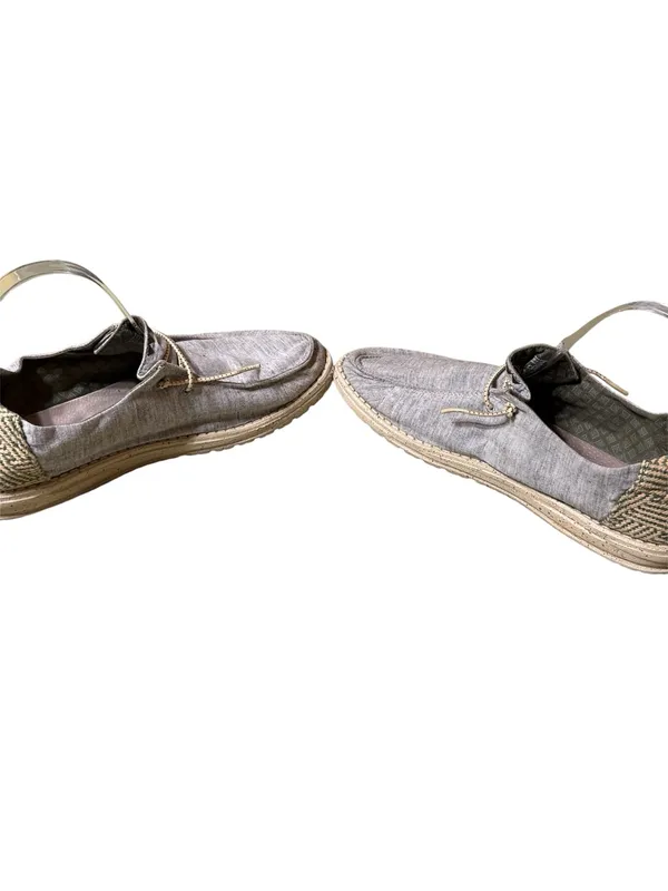 Hey Dude Wendy Chambray Woven Forest River Women's Size 10 Casual Slip On - Image 5