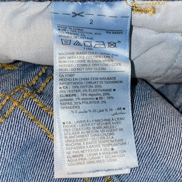 NWT Old Navy‎ Super Skinny Ankle Jeans Size 2 Dark Wash Stretch Denim - Image 4