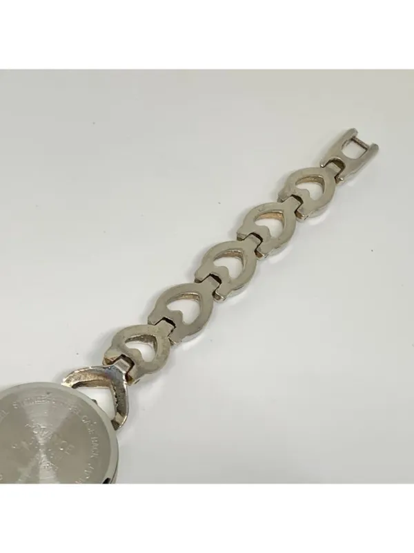 Advance vintage women’s watch hearts links bracelet 21mm quartz 6.5” running - Image 6