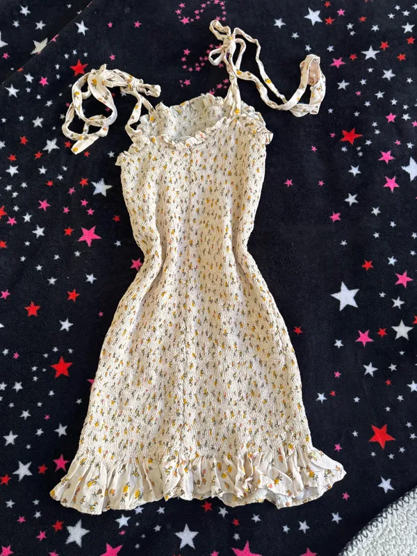 Free People Mini Dress Small Floral - Image 4
