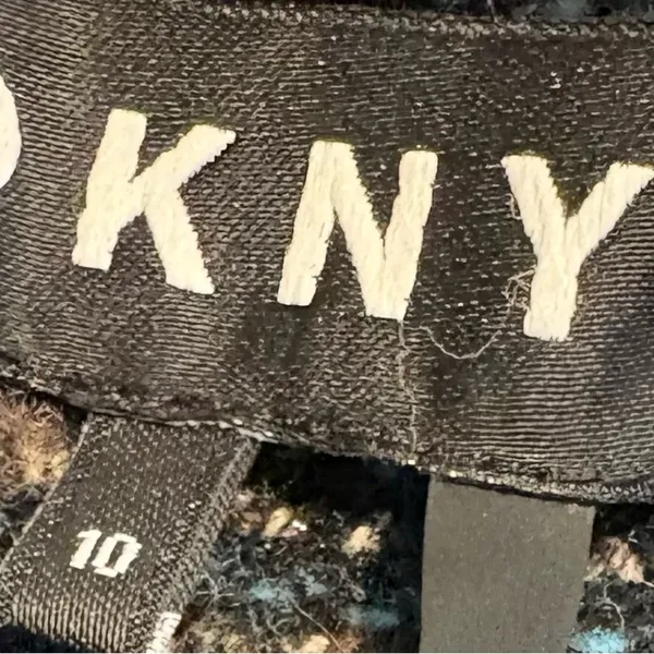 DKNY open-front tweed blazer jacket - Image 4