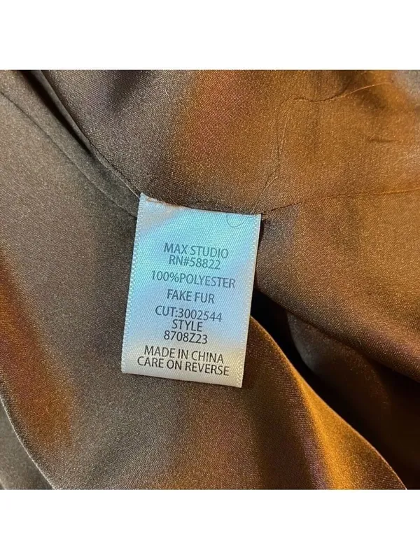 Teddy Jacket Coat Women’s Size Medium Brown Max Studio - Image 11