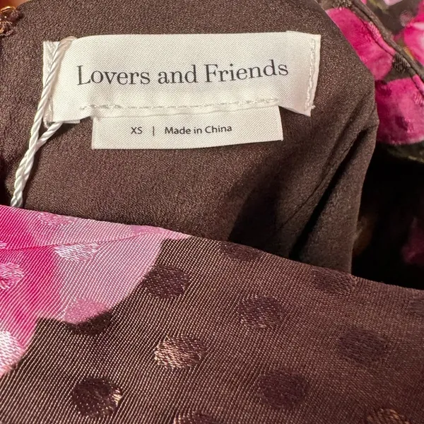 NWT Lovers + Friends Camden Mini Dress in Tessa Floral Multi Size Extra‎ Small - Image 10