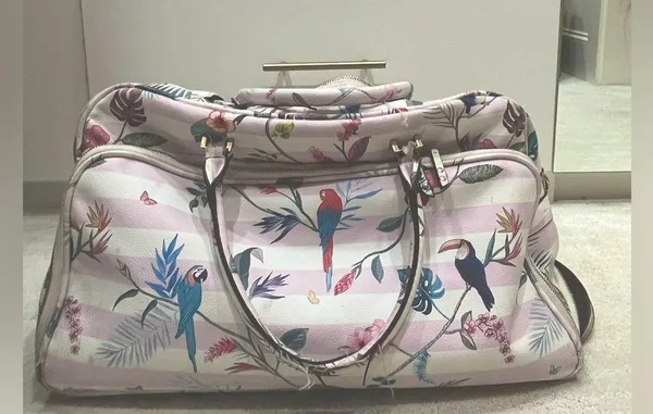 Rolling carry on bag Pink - Image 4