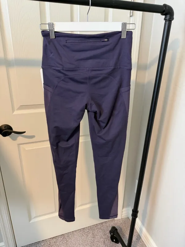 Plum Athletic Leggings Purple - Image 2