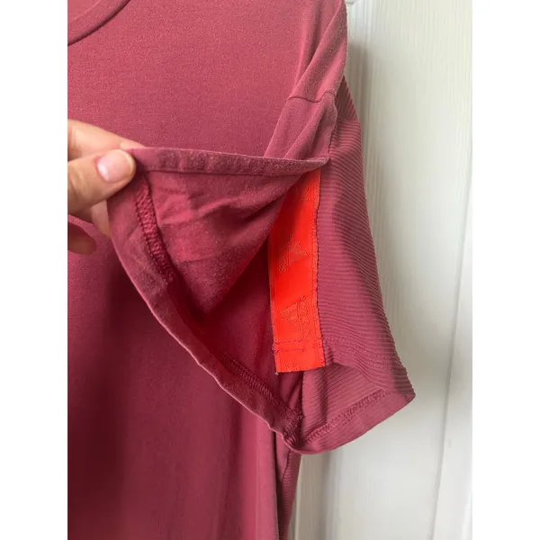 Adidas Baggy Pink Workout Tee - XS - Image 3