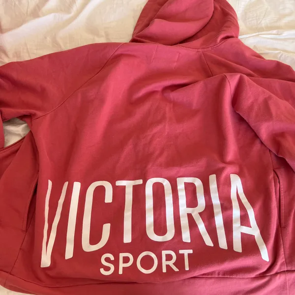 Victoria Sport Pink Zip Up Hoodie - Image 7