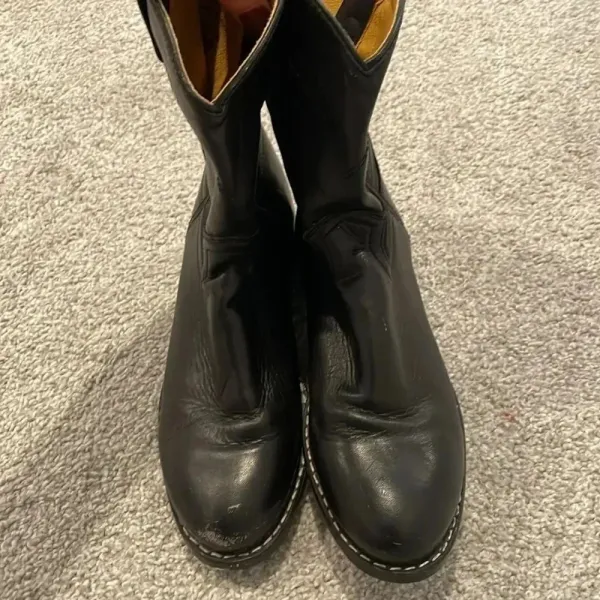 Smoky Mountain boots size 6.5 black - Image 4