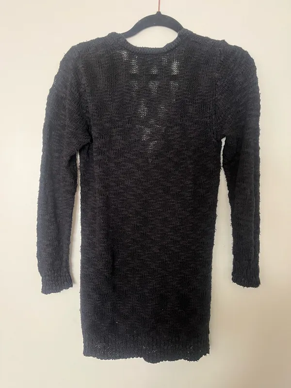 Sparkle & Fade Black knit button up cardigan - Image 3