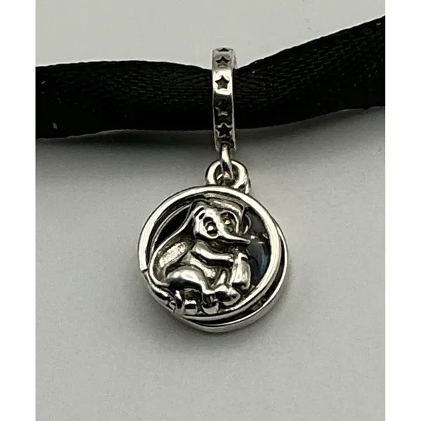 Pandora Disney Dumbo Sweet Dreams Little One Dangle Charm S925 Retired - Image 2
