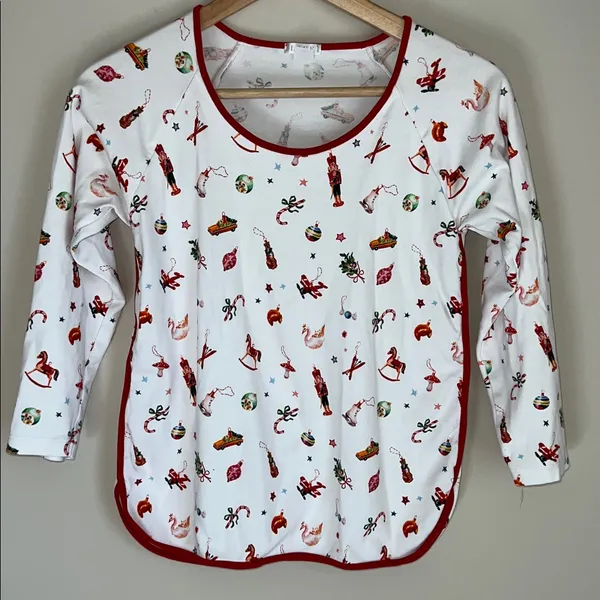 LAKE Holiday Pajama Set Size XXS Pants Top - Image 2