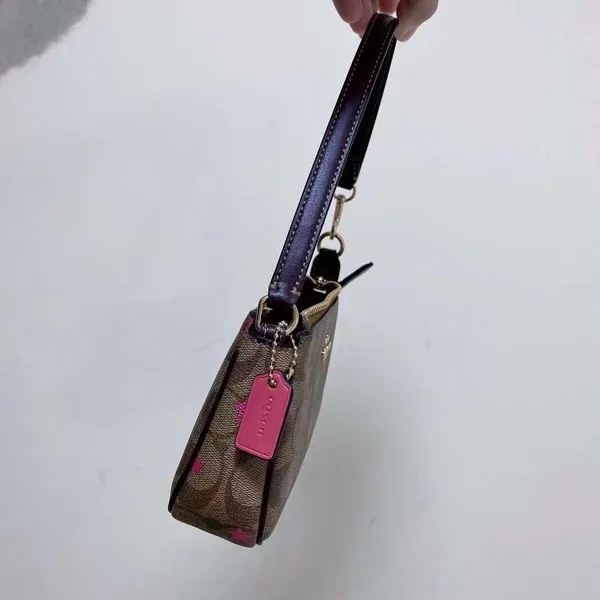 Coach C7294 Nolita 19 In Signature Canvas With Disco Star Print In Khaki Multi - Image 5