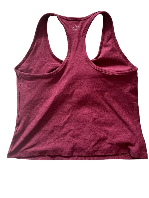 Beyond Yoga Spacedye Step Up Racerback Tank Maroon | Size 1X - Image 2