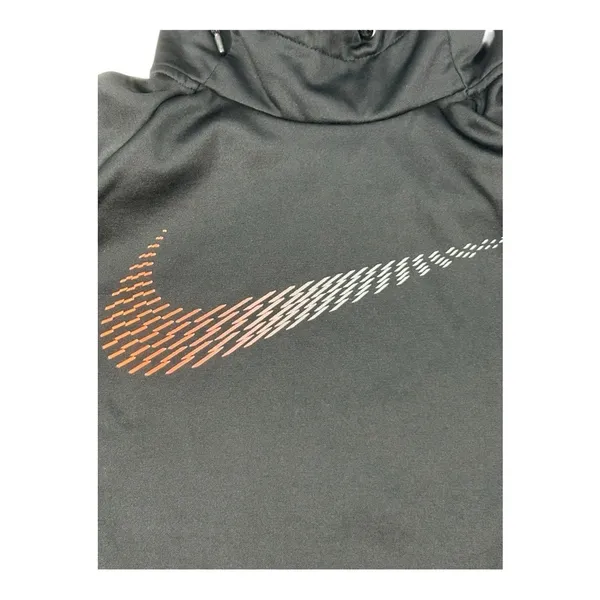 Nike Hoodie Womens Medium Black Drifit Swoosh Sweatshirt Sweater Ladies Gym - Image 9
