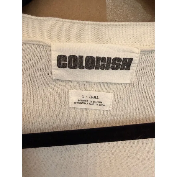 Colorush Studio Jixy Cotton Silk Cashmere Button Front Maxi Dress Cream Small - Image 9