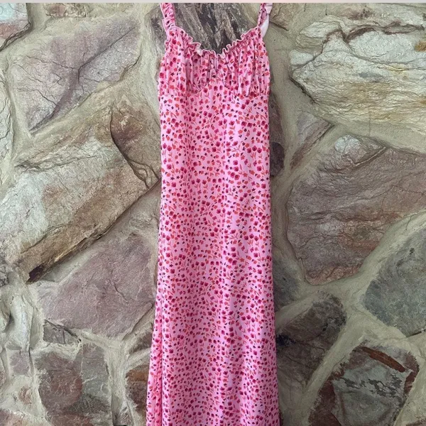 Commense Cami Floral Bohemian Vacation Midi Dress size M - Image 2
