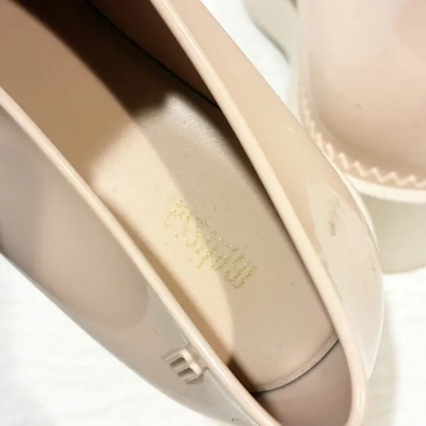 Melissa Size 9‎ Pink PVC Jelly Lace Up Oxford Shoes - Image 5