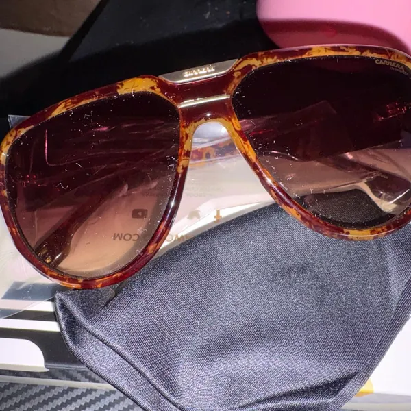 Carrera‎ Flaglab 13 086/Ha Havana Gold Trim Wrap Sunglasses - Image 3