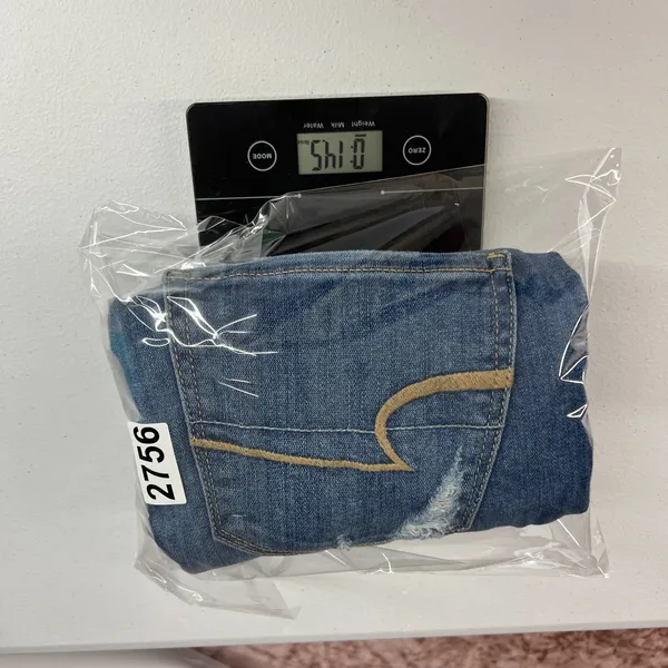 American Eagle Outfitters High Rise Jegging Jeans Womens 4 Blue Denim Distressed - Image 16