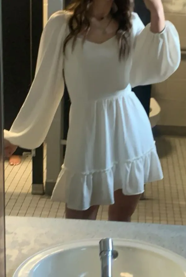 Altar'd State White Dress - Image 3