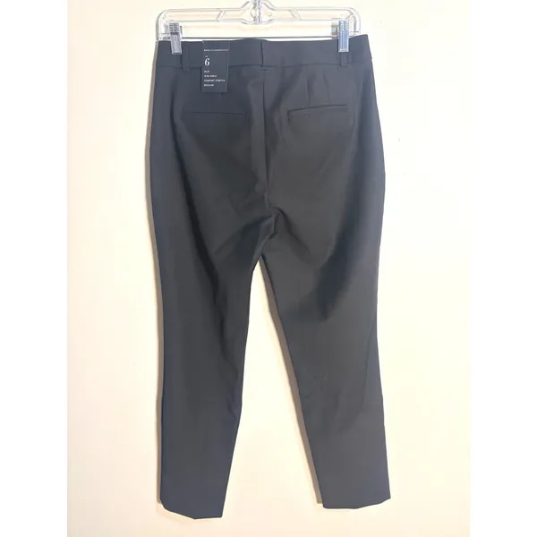 White House Black Market Elle Slim Ankle Pants 6‎ Black NWT Comfort Stretch - Image 2
