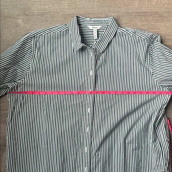 NEW SPANX® Poplin Oversized Button-Up Shirt XL - Image 8