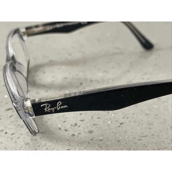 Ray-Ban RB 1530 3529 46-16-125 Black Crystal Full Rim Eyeglasses Frames ONLY - Image 4