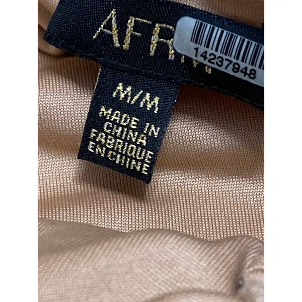 AFRM Womens Brown Snakeskin Sleeveless Cami Camisole Ruched Crop Tank Top Size M - Image 4