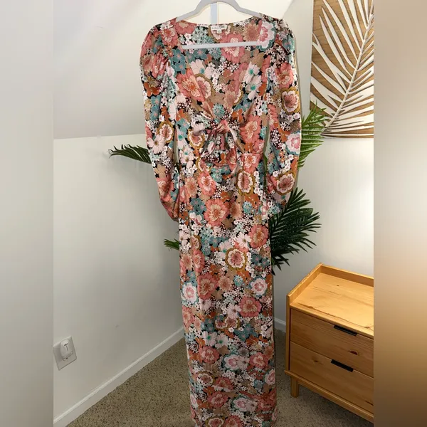 For Love & Lemons Polly‎ Floral Maxi Dress - Image 5