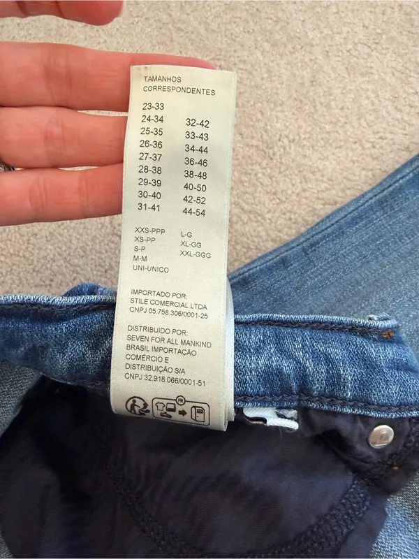 7 For All Mankind The Original Bootcut Nova Jeans Size 32 Medium Wash - Image 9