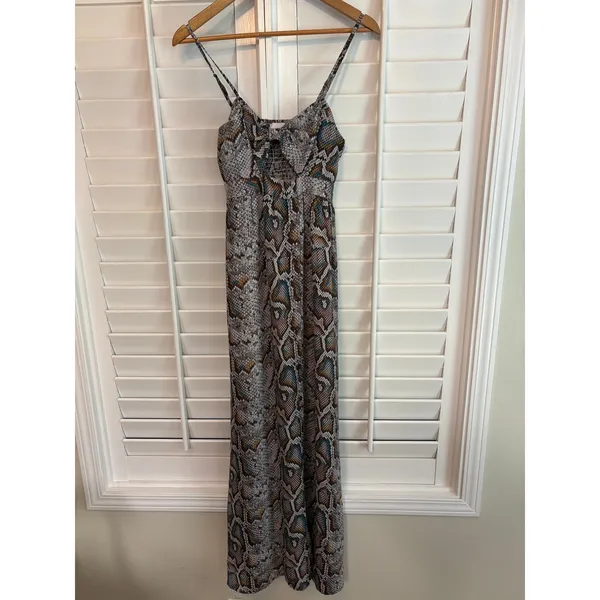 Buddy‎ Love Snakeskin Print Maxi Dress Size XS - Image 2