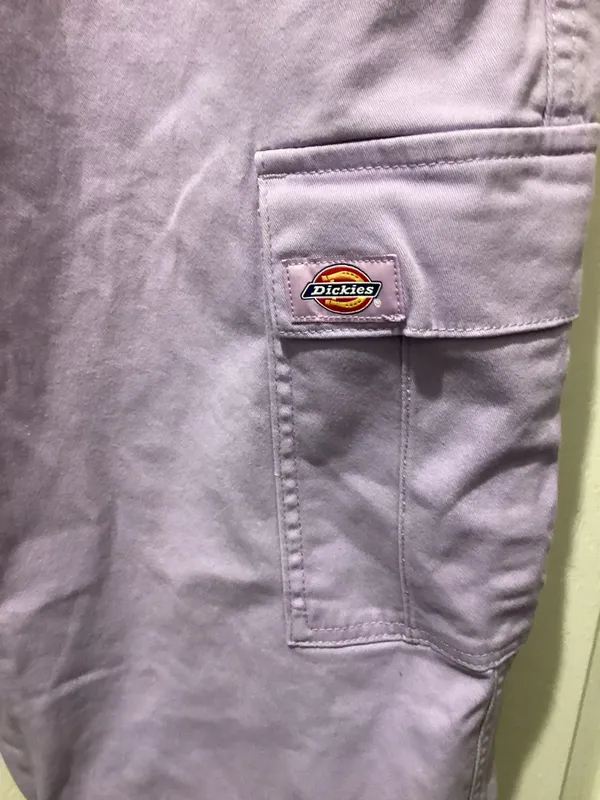 Dickies Womens Lavender Cargo Pants - Light Purple - Image 2