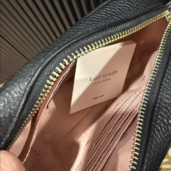 Kate Spade ♠️ Black Pebbled Leather Crossbody Bag - Image 8