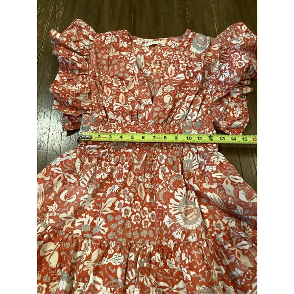 Ulla Johnson Kiri floral print ruffle mini Dress size 4 - Image 2