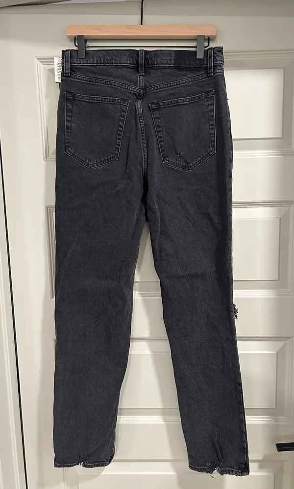 Abercrombie 90’s straight ultra high rise jeans - Image 3