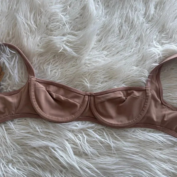Skims Shaping Swim Unlined Underwire Bikini Top Sienna Size XS - Image 9