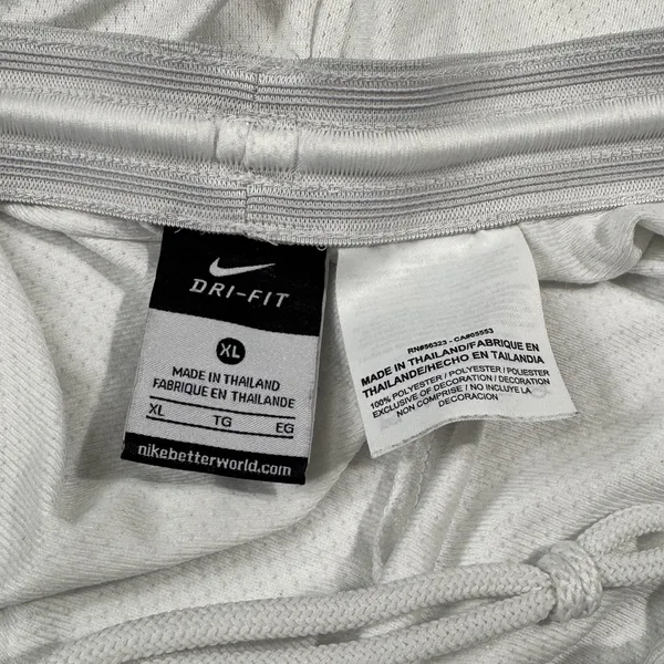 Nike Active Shorts Womens Size XL White Logo Running Training Lightweight - Image 3