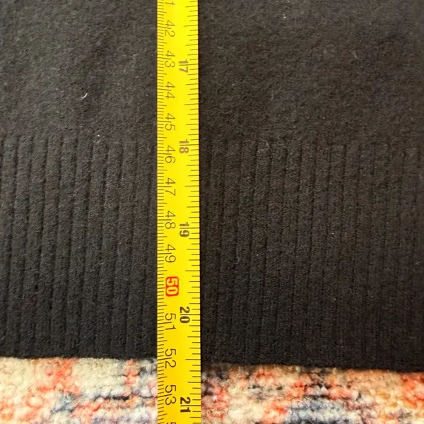 Vince Black Wool Cashmere Blend Mock Neck Raglan Sweater Medium M - Image 8