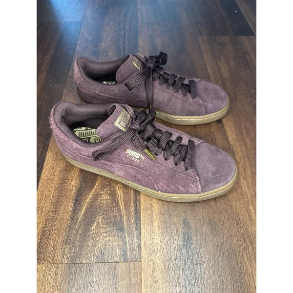 PUMA Suede Classic Winetasting Gum Women's Size 8 EUC!!! - Image 2
