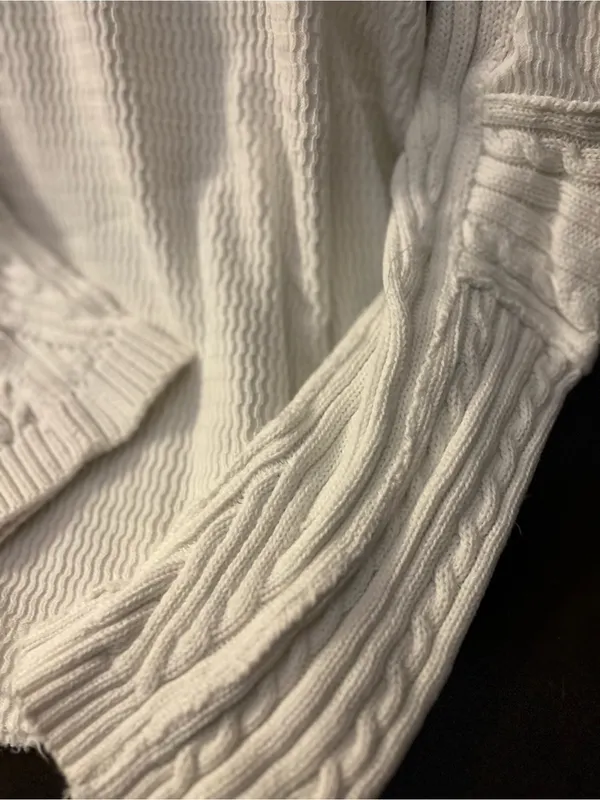 FREE PEOPLE SWINGING CABLE CUFF TOP sz M - Image 4