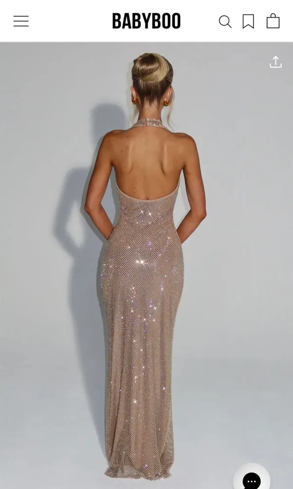 Babyboo Gold Starla Dress - Image 2
