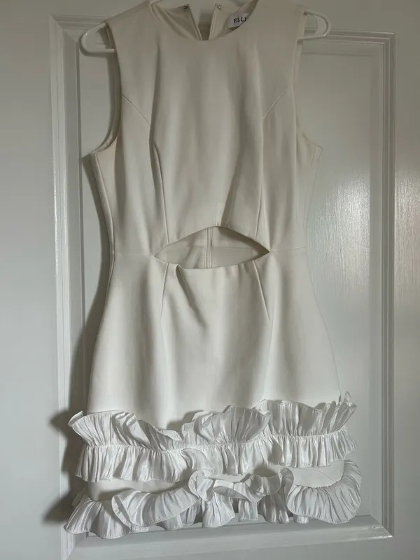 Elliatt Dress Mini white - Image 4