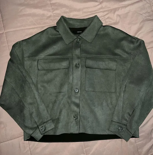 Forever 21 Jacket Suede Faux - Image 2
