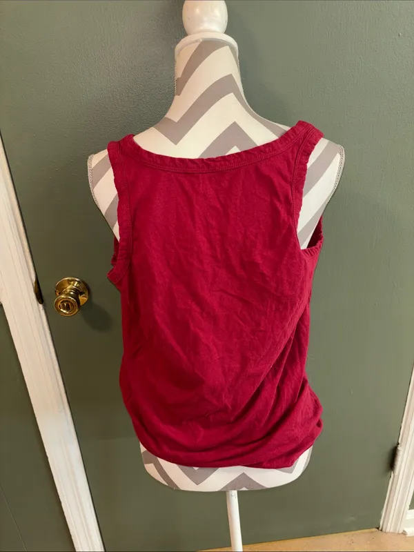 Sleeveless Women's Tank Top with Gold Skull Foil - Image 2