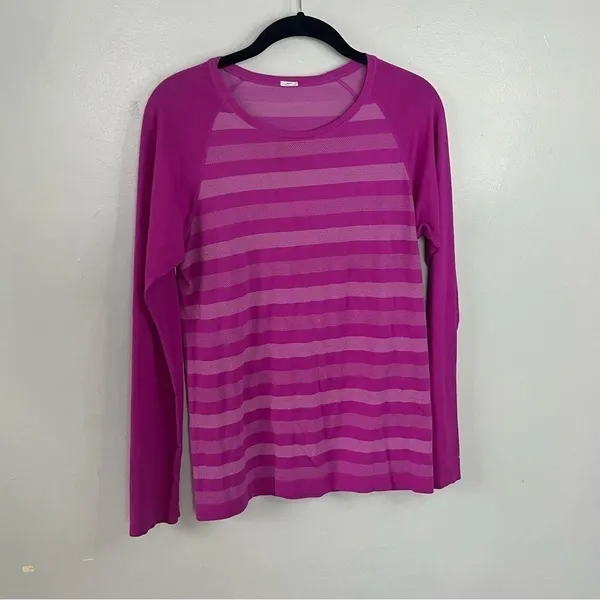 Champion C9 Due Dry Women's Athletic Lightweight Long Sleeves Purple Medium - Image 3