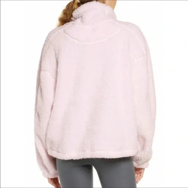 Free People Big Sky Faux Shearling Pullover Jacket - Image 3