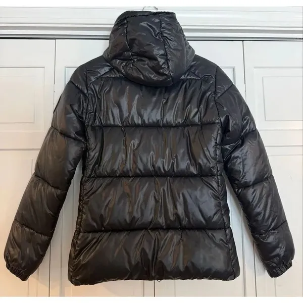 Save the Duck padded black puffer jacket ultra lite size small - Image 4